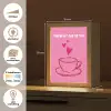 Thee - Roze - Valentijn - Tekst Light Box met kabel (Wandlamp) klein -USP_websiteoverzichtNL