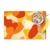Abstract - Vormen - Oranje Placemat vinyl groot -zzzproduct_Kitchenyeah-website