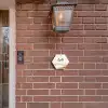 Beige landschap - Modern Naambord Hexagon klein -sfeer7-hexagon-XS