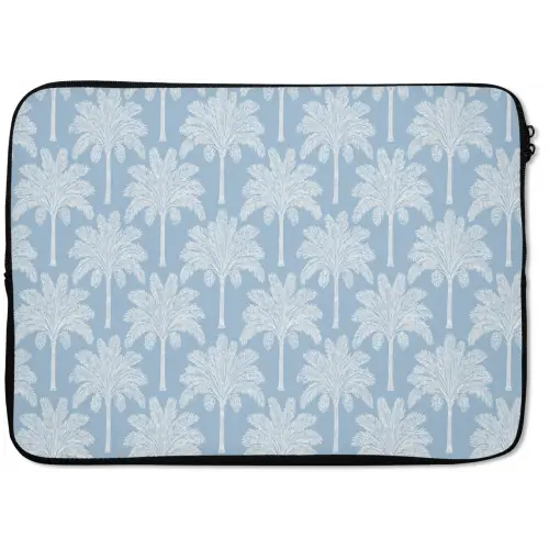 Palmboom - Modern - Blauw laptophoes neopreen klein 279 -zkaufland3dotto