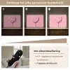 Snoep - Lolly - Hart- Roze Light Box met batterij (Wandlamp) middel -USP_dimbaarNL
