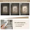 Bloem - Dahlia - Wit Light Box met kabel (Tafellamp) klein -USP_dimbaarNL