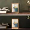 Abstract - Kunst - Goud Light Box met kabel (Tafellamp) klein -sfeer3