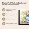 Vaas - Delftsblauw - Madeliefjes Inductie beschermer vinyl 3mm middel -sfeer2
