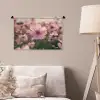 Bloemen - Paars - Wazig Wandkleed katoen klein -sfeer4
