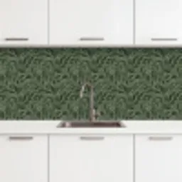 Bladeren - Organisch - Groen keuken achterwand 2 middel 871 -3d