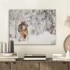 Wolf - Winter - Sneeuw - Natuur - Dieren PET vilt klein -sfeer1