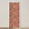 Klassiek - Botanisch - Roze deurposter klein 289 -3d_beige