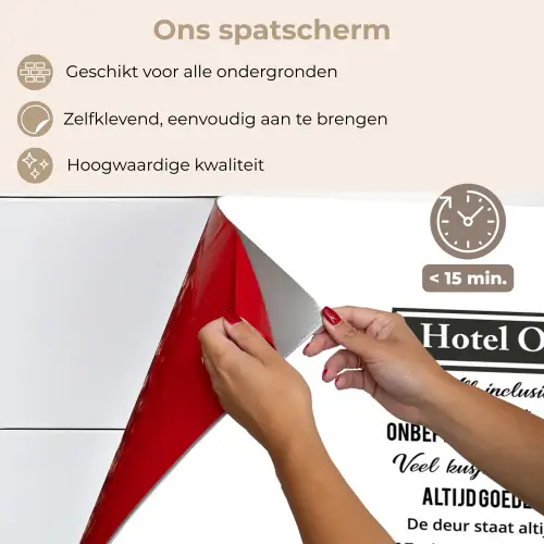 Quotes - Hotel opa - Spreuken - Opa keuken achterwand spatscherm klein -spatscherm_NL