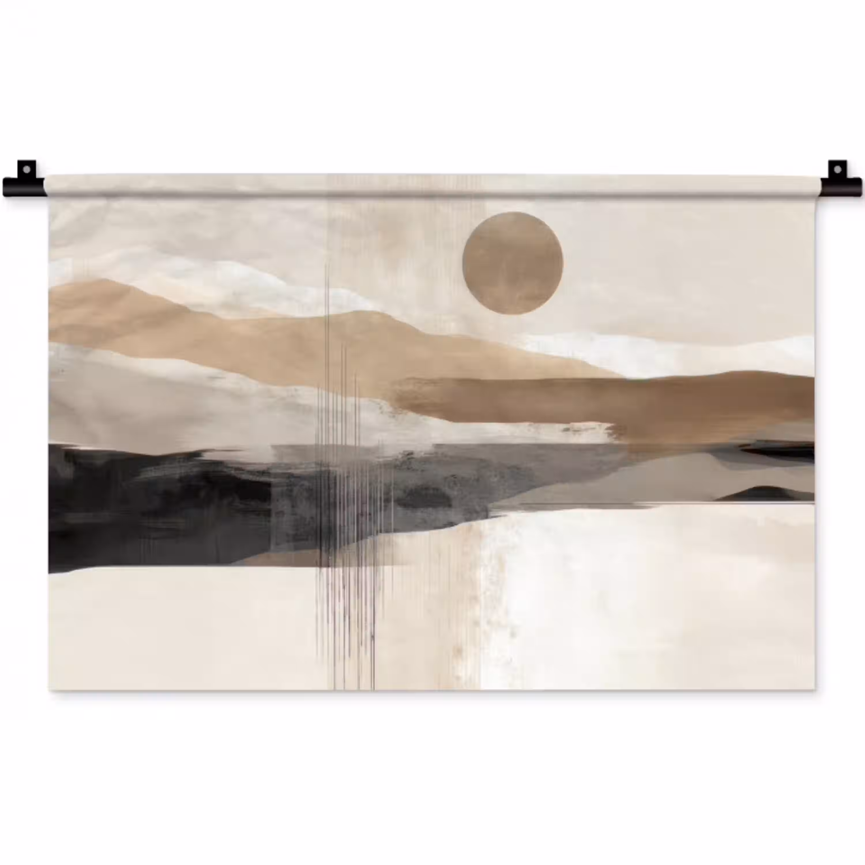 Minimalistisch - Landschap - Dimensie Wandkleed katoen klein -zz3d