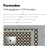 Vlechtpatroon - Groen - Roze - Geometrisch Muismat XXL klein 681 -sfeer5
