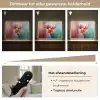 Tulpen - Lichtreflecties - Kleurverloop Light Box met batterij (Wandlamp) middel -USP_dimbaarNL
