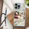Kerstsfeer - Landelijk - Rood Hoesje iPhone 16 Pro Max met koord klein -sfeer4