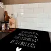 Spreuken - Ik heb het nog nooit gedaan dus - Quotes Inductie beschermer vinyl 3mm middel -sfeer3