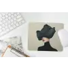 Vrouw - Groen - Hoed muismat rubber klein -witbureau