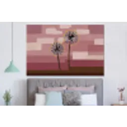 Illustratie - Bloemen - Vlakken - Abstract forex 5mm xxl -slaapkamer