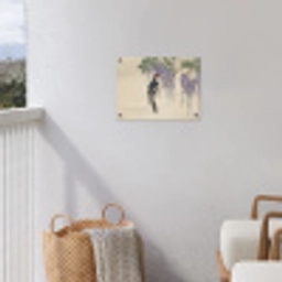 Specht - Bloemen - Paars tuinposter los doek klein -sfeer8