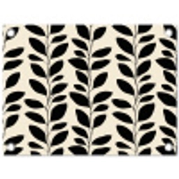 Botanisch - Dessin - Zwart - Beige tuinposter los doek klein 239 -3d