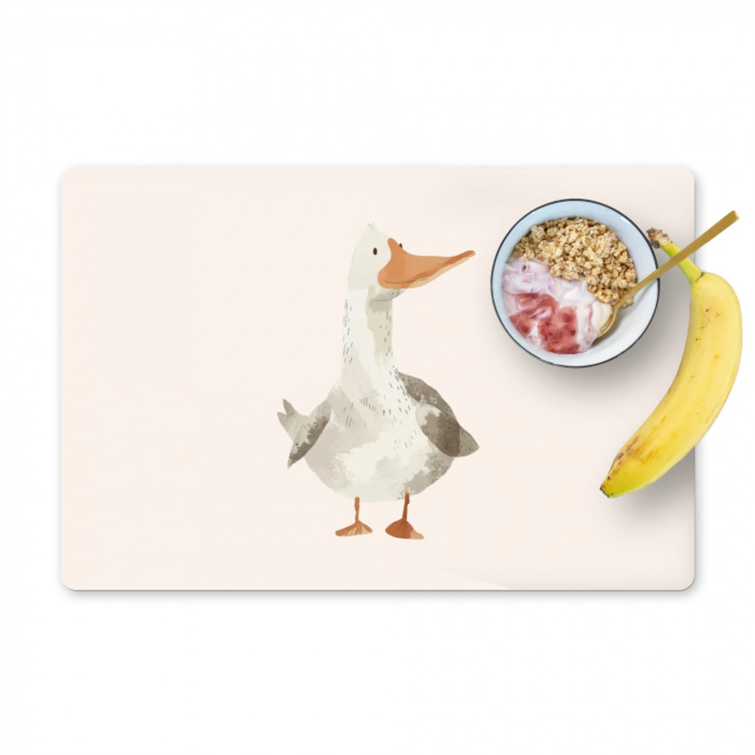 Gans - Eend - Boerderij - Dieren Placemat vinyl groot -zzzproduct_Kitchenyeah-website