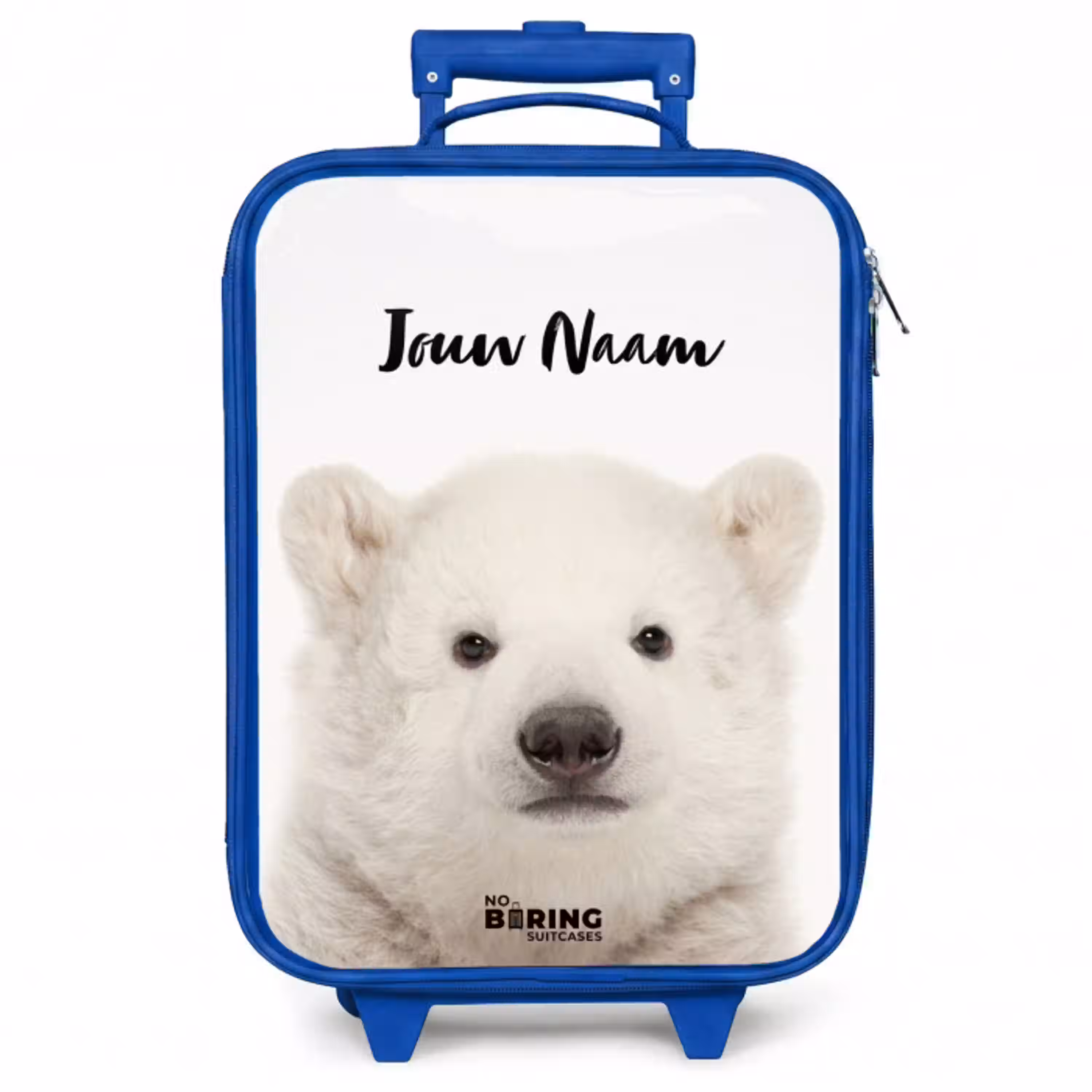 Schattige Ijsbeer Kinderkoffer - Blauw klein -zzz_website3d