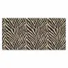 Zebra - Klassiek - Zwart Muismat XXL klein 681 -3d_leeg