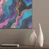 Marmer - Modern - Goud PET vilt klein -sfeer6_closeup