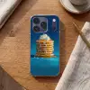 Pannenkoeken - Steentjes - Glitter - Slagroom Telefoonhoesje iPhone 17 Pro klein -sfeer1