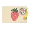 Aardbei - Minimalistisch - Rood - Fruit Placemat vinyl groot -zzzproduct_Kitchenyeah-website