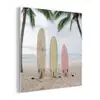 Surfboard - Palmbomen - Kleurrijk plexiglas 5mm klein -z3d