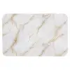 Wit - Goud - Marmer - Aders Badmat klein 997 -3d