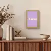 Oh darling - Hart - Paars Light Box met kabel (Tafellamp) klein -sfeer2