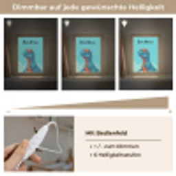 Dino - Blauw - Zonnebril - Wolken Light Box met kabel (Kinderlampje) klein -USP_dimbaarDE