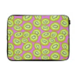 Kiwi - Speels - Groen laptophoes neopreen klein 279 -3d