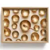 Symmetrisch - Goud - Brons - Balans Dienblad Rechthoek middel -z3d_shopping