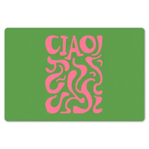 Abstract - Roze - Ciao - Vormen Placemat vinyl groot -zzsfeer1_Kitchenyeah-website