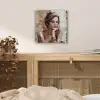 Vrouw - Verflook - Portret - Modern plexiglas 5mm klein -sfeer4