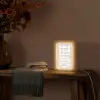 Wit - Koffie - Vintage - Decoratie Light Box met kabel (Wandlamp) klein -sfeer4