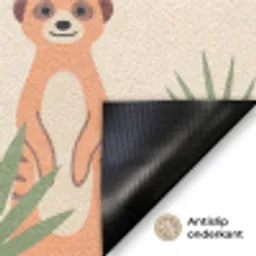 Dieren - Tropisch - Safari - Kleurrijk Deurmat klein -antislip_NL