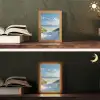 Duinen - Zomer - Zon - Landschap - Zee Light Box met kabel (Tafellamp) klein -sfeer3
