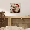 Kerstman - Rendier - Kerst - Christmas plexiglas 5mm klein -sfeer4