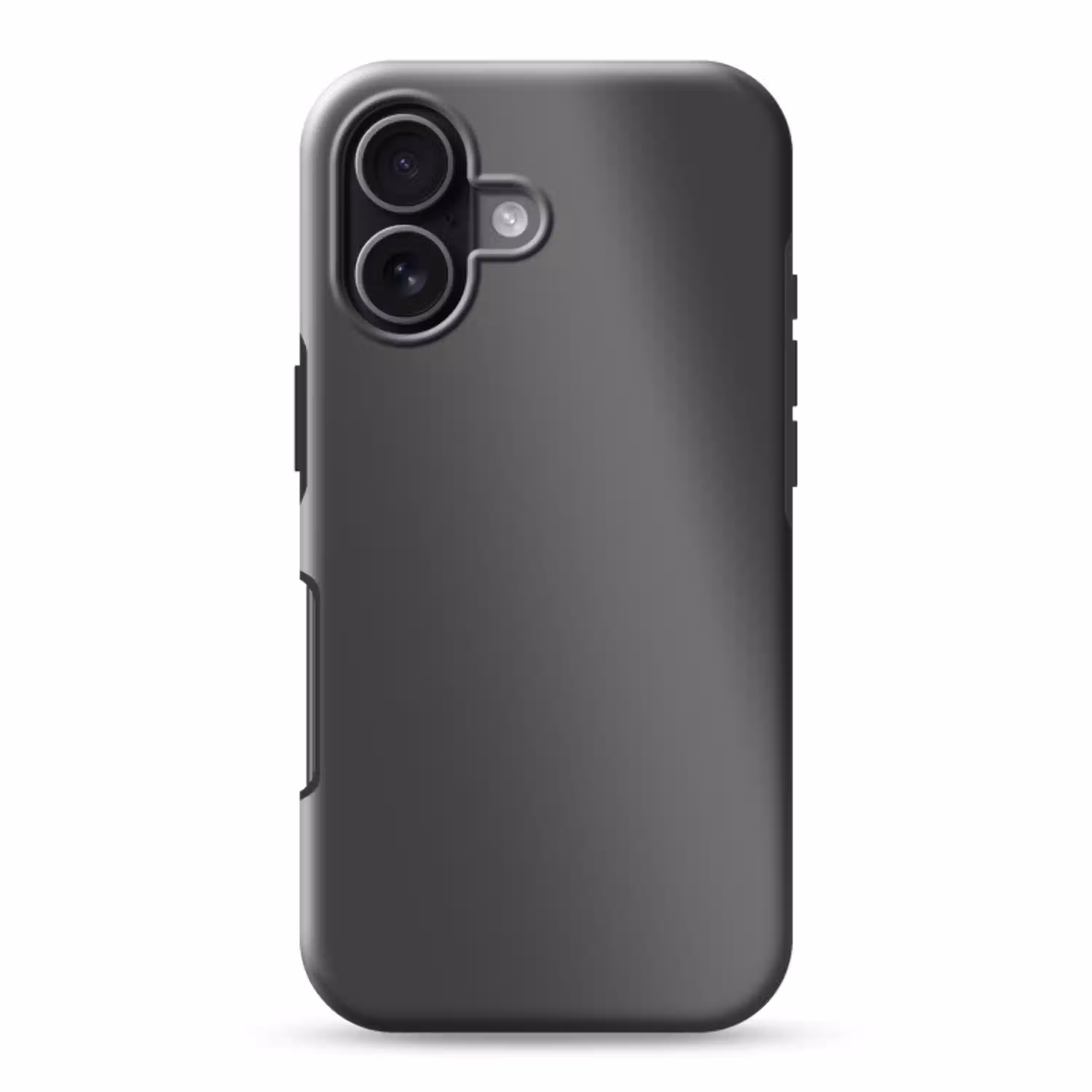 Charcoal - Grijs- Grey Toughcase MagSafe Apple iPhone 17 klein 1017 -3d