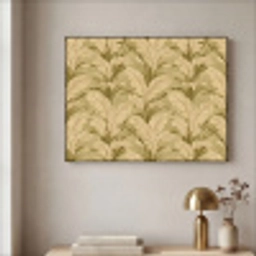 Palmbladeren - Klassiek - Groen Textielframe zwart klein 947 -sfeer2