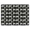 Modern - Patroon - Zwart muismat rubber klein 262 -3d