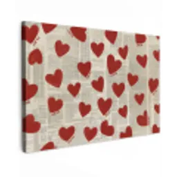 Hartjes - Krant - Loveyou Tuinposter op houten frame 2 cm dik klein -3d