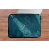 Vrouw - Water - Bikini - Oranje laptophoes neopreen klein -tafel