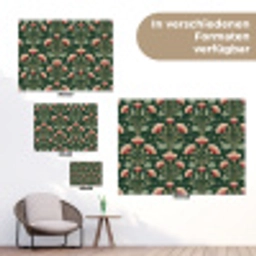 Patroon - Botanisch - Kleurrijk tuinposter los doek klein 239 -Xsfeer9_DE