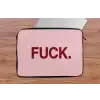 Statement - Krachtig - Roze laptophoes neopreen klein -tafel