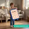 Madeliefjesmania perzik Kinderkoffer - Blauw klein -sfeer2_NL