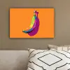 Felle kleuren - Banaan - popart canvas 2cm klein -sfeer3