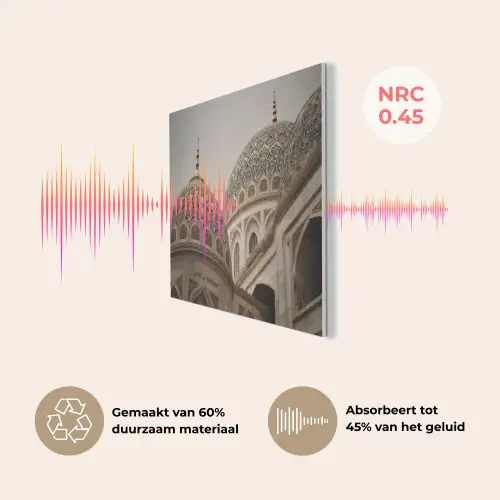 Mozaïekkoepels - Gouden spitsen - Bewolkt PET vilt klein -USP_NL